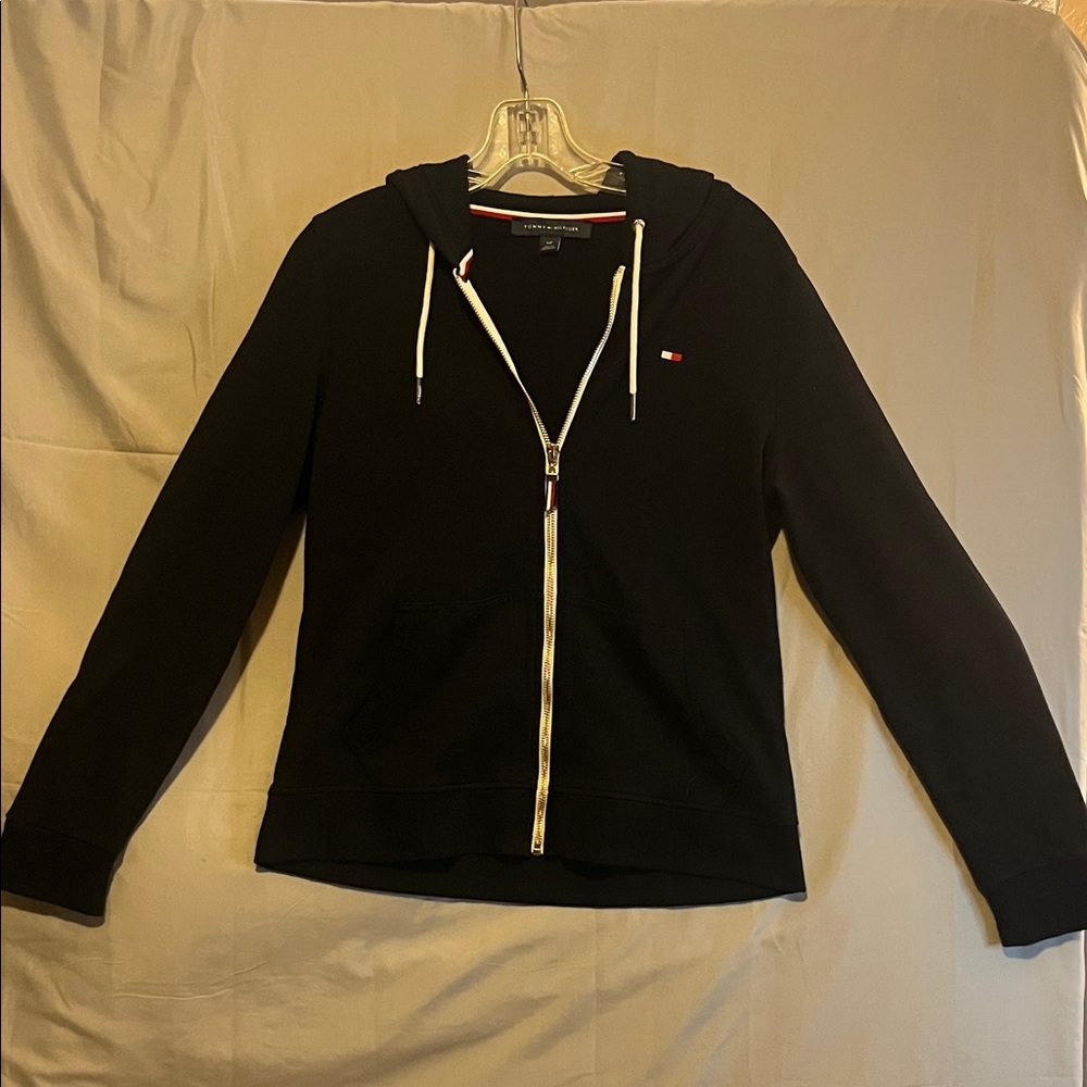 Tommy Hilfiger Black Full-Zip Hoodie